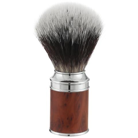 Pennello Da Barba In Schiuma Per Uomo: Manico Premium In Lega Di Alluminio Per Schiuma Ricca Wood Color - Foto 1