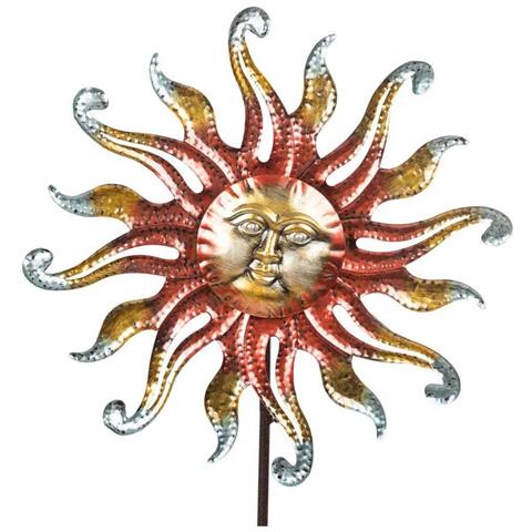 Decorazione In Metallo Sole 54x12x160h - Foto 2