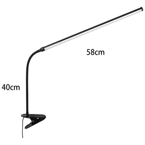Lampada Led Clip-on Per Cura Degli Occhi — Pannello Full Spectrum 13w, Clip Usb, Senza Sfarfallio, Temperatura Colore Regolabile 58 Cm - Foto 1