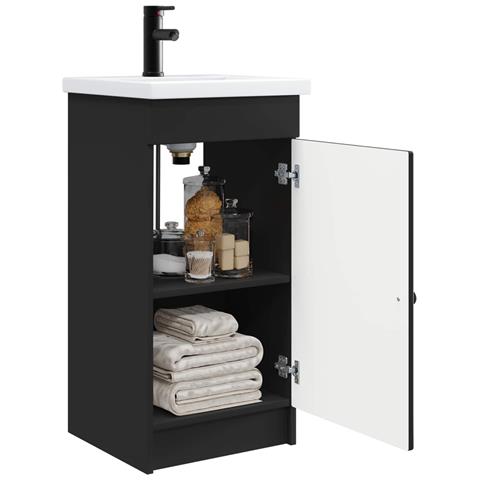 Mobile da bagno con lavabo Nero 42 x 40 x 84,5 cm - Foto 2