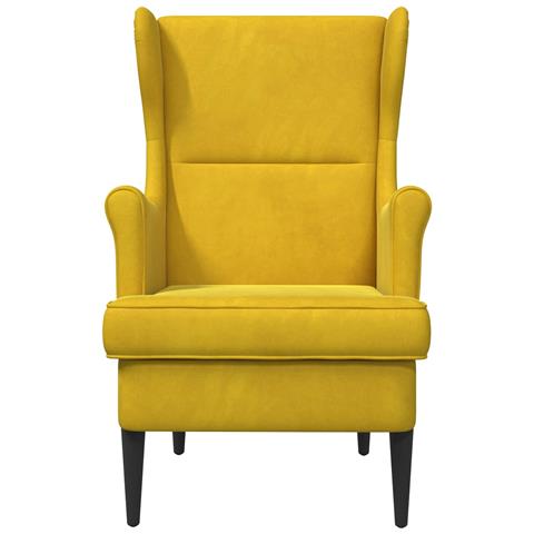 Poltrona Giallo Velluto - Foto 2