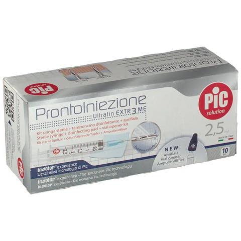 Siringa Pronto Iniezione 2,5 ml Ago Gauge 23 1 1/4 10 Pezzi - Foto 1