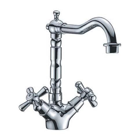 Miscelatore rubinetto lavello in ottone cromato cucina monocomando - Foto 2