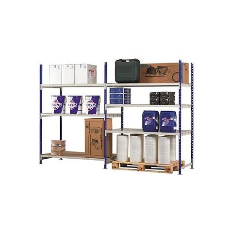 Scaffale Aggiunta in Acciaio 3 Ripiani Misura 100 x 80 x 200cm - Foto 1