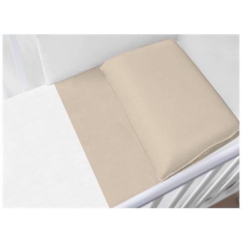 Lenzuolo Cordonetto Per Lettino E Culla Fantasia Pois Lettino Beige - Foto 3