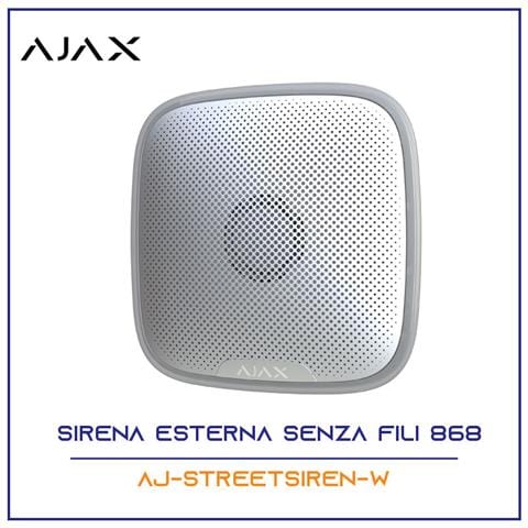 Sirena Wireless Allarme Antifurto Esterna Senza Fili 868mhz Ajax - Foto 1