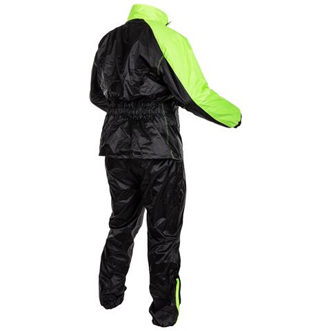 Giacca Pantaloni Impermeabile Antipioggia Scooter Alta Visibilità Moto Fluo S - Foto 2