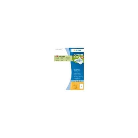 Adhesive labels white A4 Movables 210x297 100 pcs, Bianco, 21 cm, 29,7 cm - Foto 2