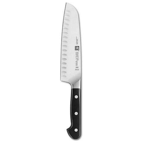 Coltello Santoku Alveolato in Acciaio Inossidabile Lama 18cm - Linea Pro - Foto 1