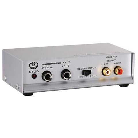 Amplificatore Phono e Microfono con Cavo Grigio 230 V BT26 / S - Foto 1