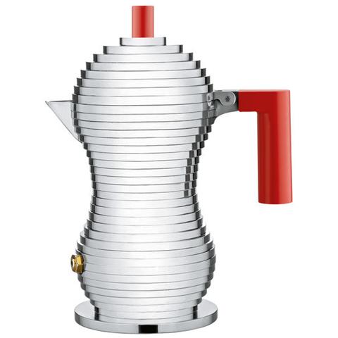 Caffettiera espresso pulcina rosso 1 tazza alluminio - Foto 1