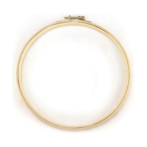 Tamburo Da Ricamo In Legno Ø 10 Cm - Foto 1