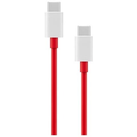 Oneplus Cavo Dati E Ricarica Usb-c Originale Warp Ricarica Rapida 100cm Red Bulk Per Model 8t 9 Pro - Foto 2