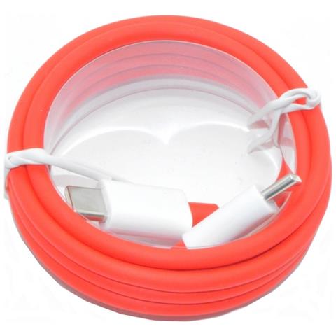 Oneplus Cavo Dati E Ricarica Usb-c Originale Warp Ricarica Rapida 100cm Red Bulk Per Model 8t 9 Pro - Foto 3