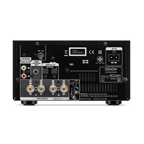 D-m41 Mini Impianto Audio Domestico 60 W Nero - Foto 3