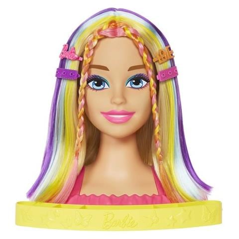 Playset Hmd78 Barbie Super Chioma Hairstyle Capelli Arcobaleno, - Foto 1
