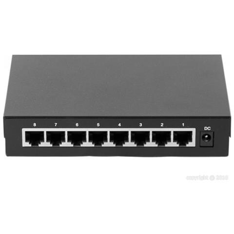 891008 switch di rete Non gestito Gigabit Ethernet (10/100/1000) Nero - Foto 2