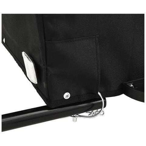 Rimorchio Da Bici Nero E Giallo 45 Kg In Ferro - Foto 2