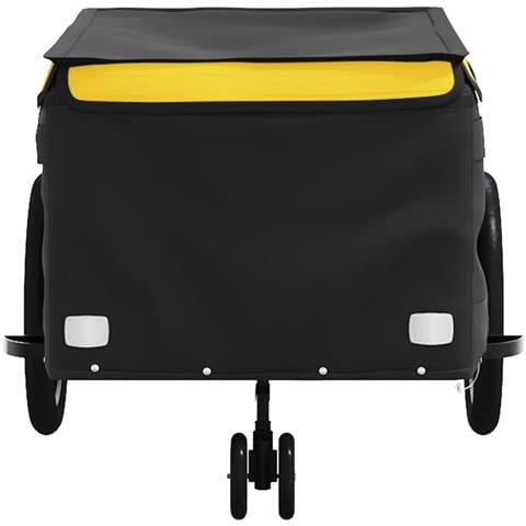 Rimorchio Da Bici Nero E Giallo 45 Kg In Ferro - Foto 10