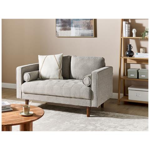 Divano 2 Posti Nurmo Tessuto Tortora - Foto 1