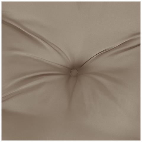 Cuscini Per Pallet 6 Pz Tortora 50x50x7 Cm Tessuto Oxford - Foto 9