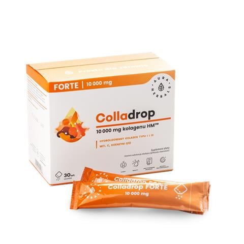 Aura Herbals Colladrop Forte Collagene Marino 10000 Mg 30 Bustine - Foto 1