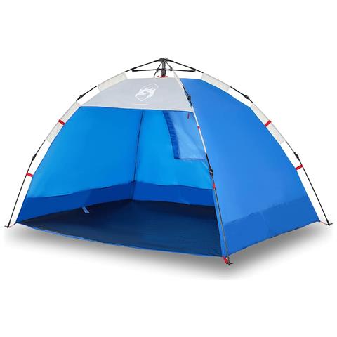 Tenda da Spiaggia 2Persone Azzurro Rilascio Rapido Impermeabile - Foto 1