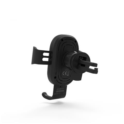 Supporto Auto Per Smartphone Con Carica A Induzione 15w E 2 Fissaggi, Nero - Foto 2