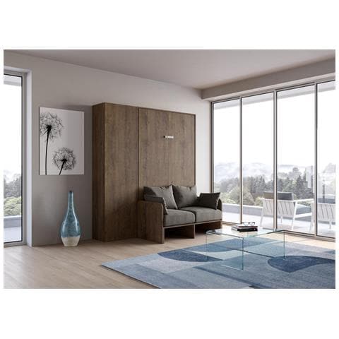 Letto 140 Sofà Kentaro Noce Con Colonna Sx-dx  (alessia 20) - Foto 5