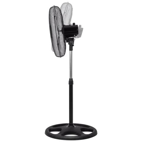 Ventilatore a Piantana Ottawa SFM1800 con 3 Livelli di Velocità Diametro 45 cm Colore Nero / Acciaio Inox - Foto 3