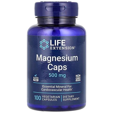 Magnesio Caps 500 Mg 100 Capsule Vegetariane Life Extension - Foto 3