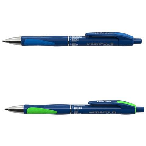 31 penna a sfera Blu Penna a sfera retrattile a clip Medio 12 pz - Foto 3