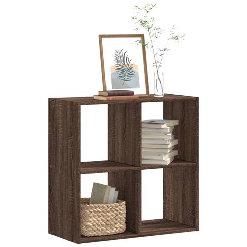 Libreria Rovere Marrone 68,5x32x68,5 Cm In Legno Multistrato - Foto 1