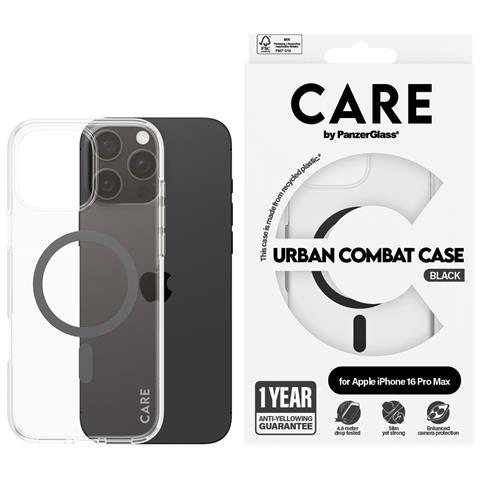 CARE by PG BLK MagSafe iPhone16 6.9 Pro custodia per cellulare Cover Trasparente - Foto 2
