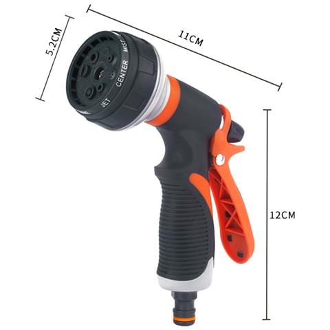 Pistola Ad Acqua Ad Alta Pressione A 8 Modalità Con Connettori Rapidi - Foto 4