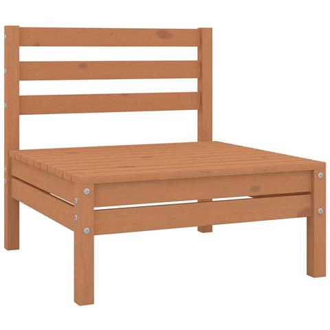 Lusso Casadino -  Set Salotto Da Giardino 4pz Marrone Ambra Legno Massello Pino - Foto 2