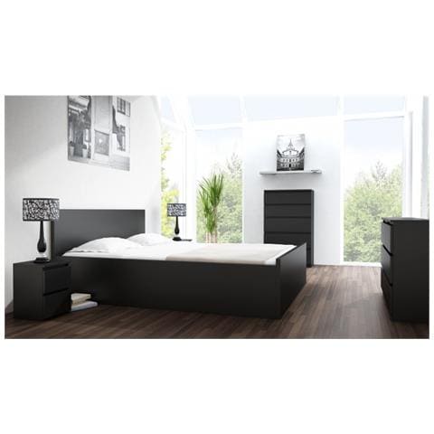 M2 CZERN comodino 2 cassetto /cassetti Nero - Foto 2