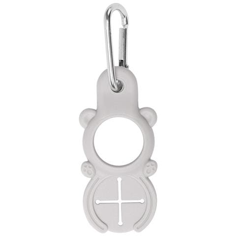 Clip Portaborraccia In Silicone Pratico - Confezione Da 4 Multicolor - Foto 1