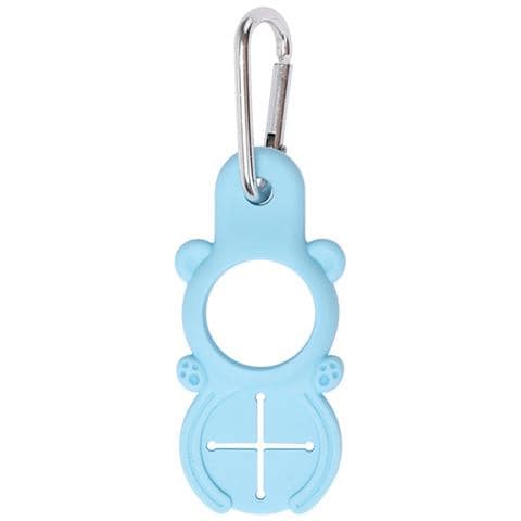 Clip Portaborraccia In Silicone Pratico - Confezione Da 4 Multicolor - Foto 2