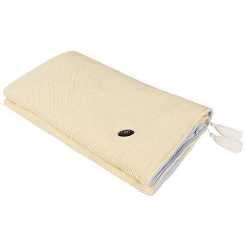 Coperta Scialle Riscaldata - Comfort Alimentato Tramite Usb Beige - Foto 1
