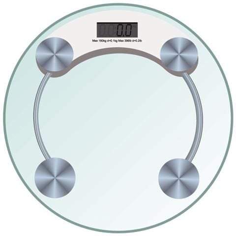 Bilancia Pesapersone Elettronica In Vetro Multifunzione Con Spegnimento Automatico M - Foto 1
