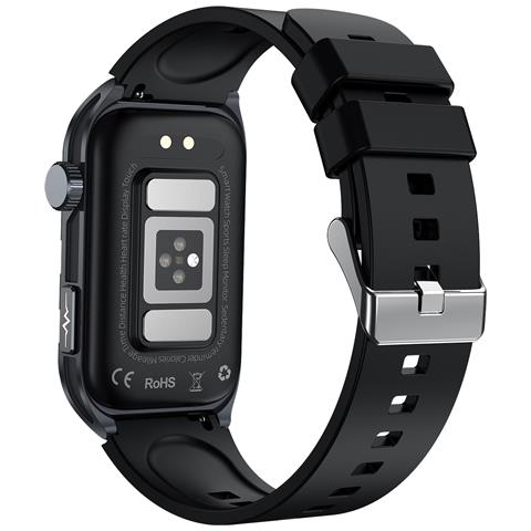 Smartwatch Per La Salute Con Monitoraggio Ecg, Pressione Sanguigna E Ossigeno Nel Sangue Black - Foto 5