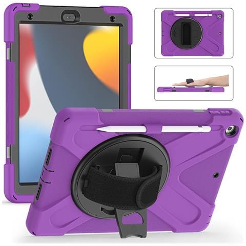Custodia Per Ipad Pro 10.5” Con Supporto E Tracolla Viola - Foto 1