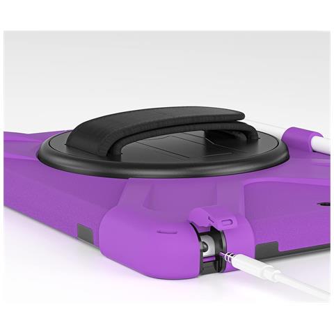 Custodia Per Ipad Pro 10.5” Con Supporto E Tracolla Viola - Foto 4