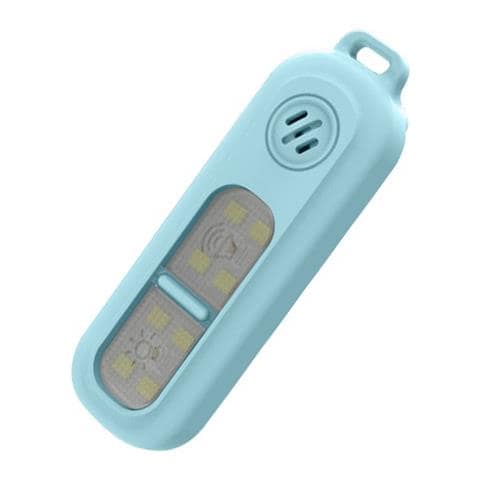 Allarme Da Braccio Portatile: Allarme Di Sicurezza Personale Da 130 Db Con Luce Stroboscopica A Led Ricaricabile Tramite Usb Blue - Foto 2