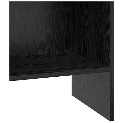 Armadio per Libri Rovere nero 40 x 35 x 180 cm - Foto 9