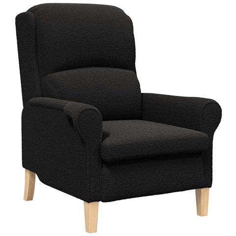 poltrona Nero 76 x 94 x 102 cm Tessuto - Foto 1