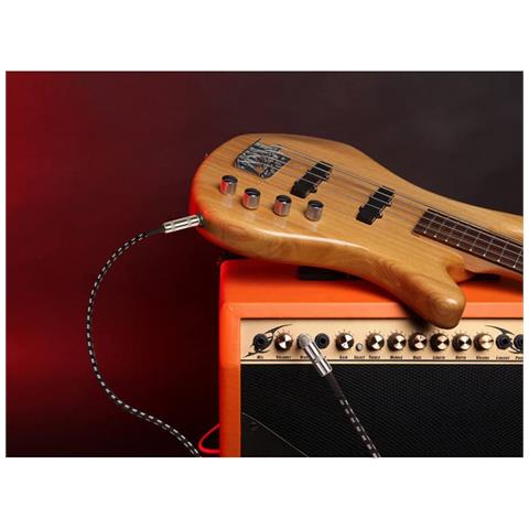Cavo Per Chitarra Da 6,35 Mm - Cavo Per Strumenti A Basso Rumore Per Basso, Acustica E Strumenti Elettrici 5 M - Foto 6