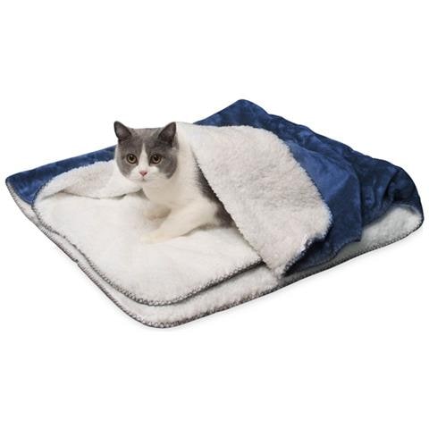 Coperta Impermeabile Per Animali Domestici 150x127cm - Protezione Double-face Per Mobili E Animali Navyblue - Foto 1