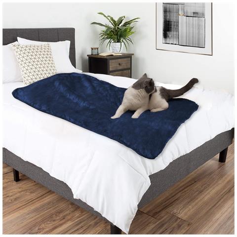 Coperta Impermeabile Per Animali Domestici 150x127cm - Protezione Double-face Per Mobili E Animali Navyblue - Foto 2